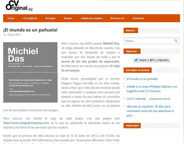Recorte — CV Original