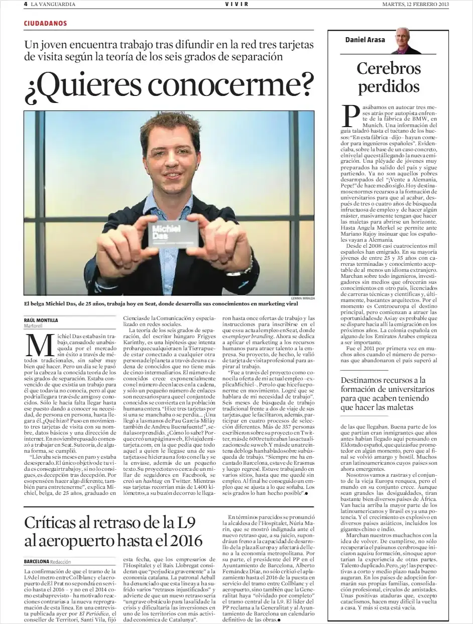 Documento — La Vanguardia