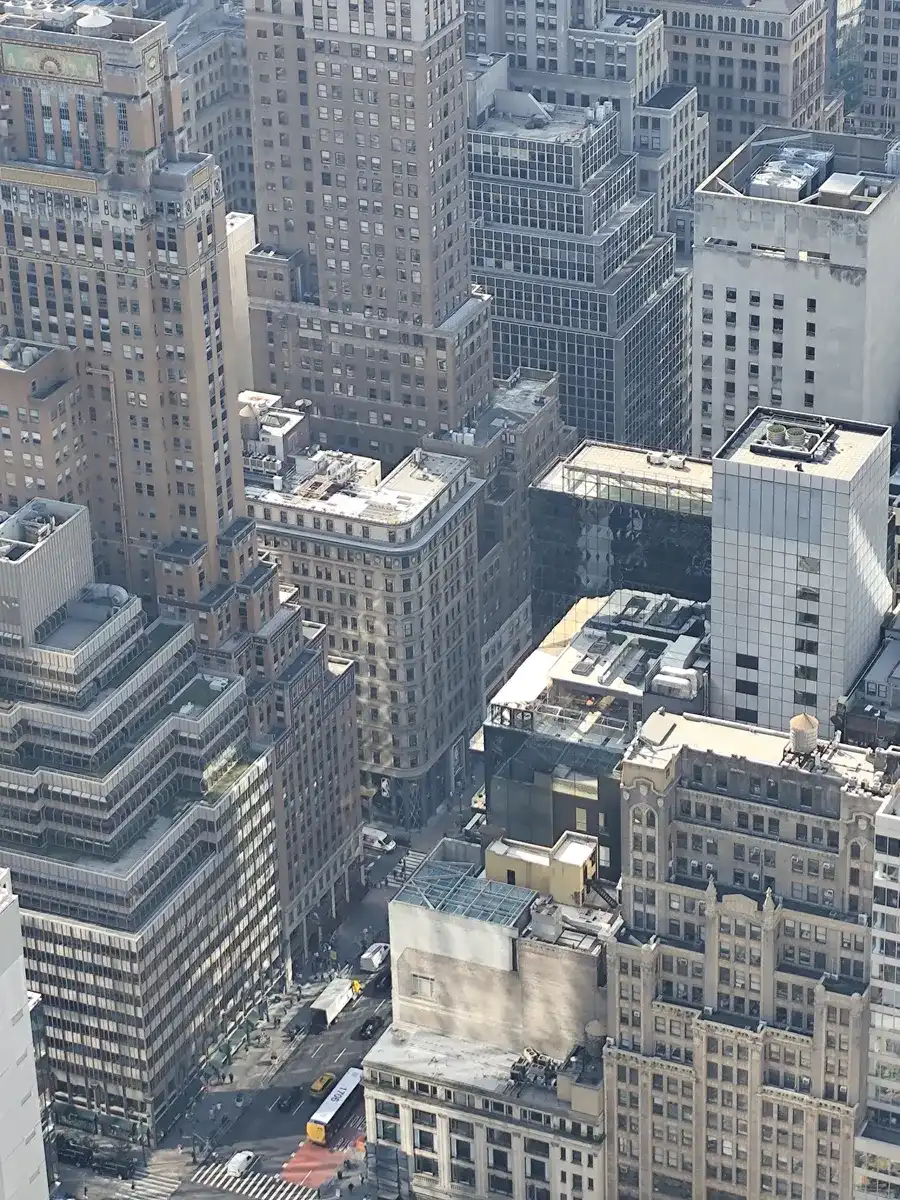Los edificios de Midtown vistos desde arriba, desde el Top of the Rock