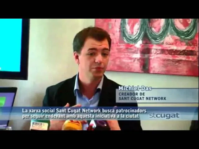 Roda de premsa Sant Cugat Network (TV Sant Cugat, 19/04/2012) - CAT