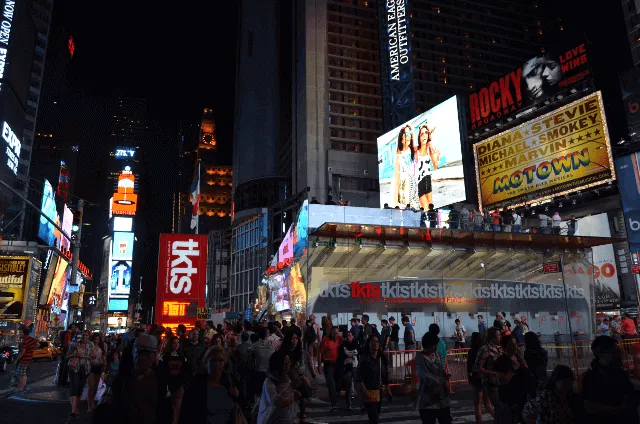 Taquilla TKTS de entradas de Broadway con descuento en Times Square, Nueva York