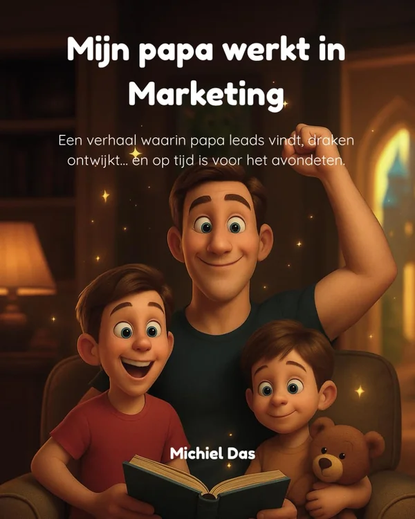 Cover van "Mijn papa werkt in Marketing"