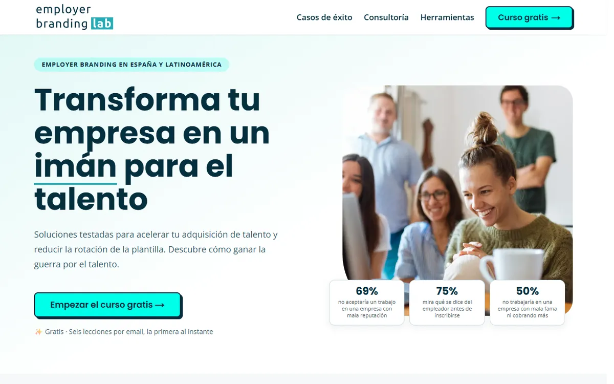 La web de Employer Branding Lab