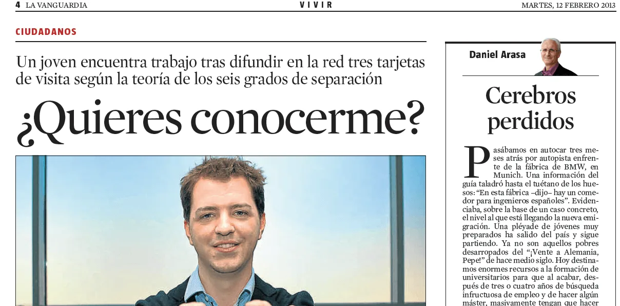 Entrevista Michiel Das - La Vanguardia